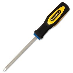 Stanley® Black & Decker Stanley® 60-020 Screwdriver Set, Imperial, 2 Piece, No ESD-Safe, No Insulated, Standard/Phillips® Screwdriver Types Included, Alloy Steel, Nickel Plated