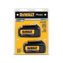 Stanley® Black & Decker DeWALT® DCB200-2 Lithium Battery, Lithium-ion, 18 V Nominal, 3 Ah Nominal Capacity