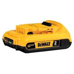 Stanley® Black & Decker DeWALT® DCB203 Lithium Battery, Lithium-ion, 20 V Nominal, 2 Ah Nominal Capacity