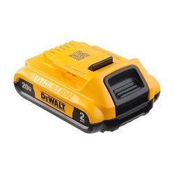 Stanley® Black & Decker DeWALT® DCB203 Lithium Battery, Lithium-ion, 20 V Nominal, 2 Ah Nominal Capacity