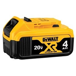 Stanley® Black & Decker DeWALT® DCB204 Lithium Battery, Lithium-ion, 20 V Nominal, 4 Ah Nominal Capacity