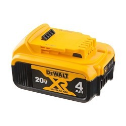 Stanley® Black & Decker DeWALT® DCB204 Lithium Battery, Lithium-ion, 20 V Nominal, 4 Ah Nominal Capacity