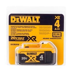 Stanley® Black & Decker DeWALT® DCB204 Lithium Battery, Lithium-ion, 20 V Nominal, 4 Ah Nominal Capacity