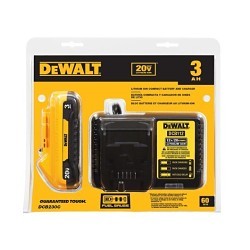 Stanley® Black & Decker DeWALT® DCB230C Lithium Battery, Lithium-ion, 20 V Nominal, 3 Ah Nominal Capacity