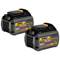 Stanley® Black & Decker DeWALT® DCB606-2 Battery, Kit, 6 Ah Battery, Lithium-Ion Battery, 20, 60 V Charge