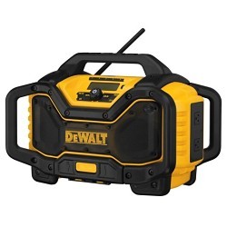 Stanley® Black & Decker DeWALT® DCR025 Jobsite Radio Charger, Bluetooth, 20/60 VAC