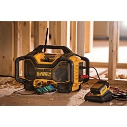 Stanley® Black & Decker DeWALT® DCR025 Jobsite Radio Charger, Bluetooth, 20/60 VAC