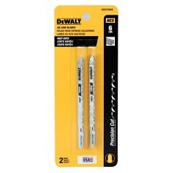 Stanley® Black & Decker DeWALT® DW3755H2 Jig Saw Blade, 4 in Length, 8 TPI, Applicable Materials: Wood