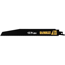 Stanley® Black & Decker DeWALT® DWA4179B25 Reciprocating Saw Blade, 9 in Length, 10 TPI, High Speed Steel Body