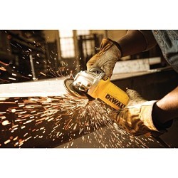 Stanley® Black & Decker DeWALT® DWE43144N Electric Angle Grinder, 6 in Wheel Dia, Dust Ejection System™ Technology, Paddle Switch