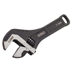 Stanley® Black & Decker DeWALT® DWHT80266 Adjustable Wrench, 1-1/32 in Wrench Opening, 6.14 in Overall Length, Steel, Oil-Rubbed Coating