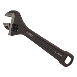 Stanley® Black & Decker DeWALT® DWHT80268 Adjustable Wrench, 1-13/32 in Wrench Opening, 10 in Overall Length, Steel, Oil-Rubbed Coating