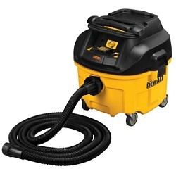 Stanley® Black & Decker DeWALT® DWV010 Wet/Dry Hepa Dust Extractor, 150 cfm, 1-7/8 hp, 120 VAC, 15 A