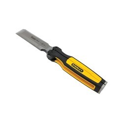 Stanley® Black & Decker FMHT16145 Folding Pocket Chisel, 1 in, High Carbon Steel Tip, 8-1/2 in Overall Length, 1 in Blade Width, Composite/Glass Filled Nylon/Rubber Overmold Handle, Yes