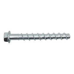 Stanley® Black & Decker DeWALT® PFM1411240 Screw Anchor, 3/8 in Dia, 3 in Overall Length, Hex Head Drive, Carbon Steel, 1-1/2 in Minimum Embedment Depth