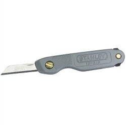 Stanley Black & Decker STANLEY® 10-049 Folding Pocket Knife, Rotating, Utility Blade, 2.563 in Blade Length, Stainless Steel Blade, Straight Edge