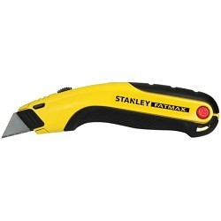 Stanley Black & Decker STANLEY® 10-778 Utility Knife, Retractable Blade, 2-7/16 in Blade Width, Stainless Steel Blade, Number of Blades Included: 5