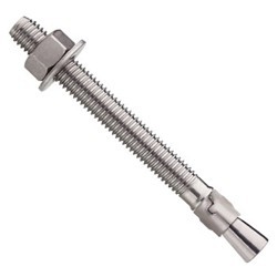 Stanley Black & Decker POWER-STUD® 07346-PWR Wedge Anchor, 3/4 in Dia, 7 in Overall Length, 304 Stainless Steel