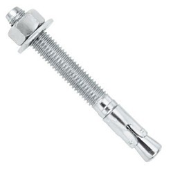 Stanley Black & Decker POWER-STUD®+ SD1 7402SD1-PWR Wedge Anchor, 1/4 in Dia, 2-1/4 in Overall Length