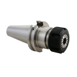 TECHNIKS 22243-2.5 Single End V-Flange Collet Chuck, Tapered Shank, ER25 Collet System, ER25 Chuck