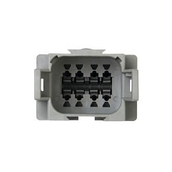 TE Connectivity DEUTSCH DT04-08PA Receptacle, 250 VDC, 13 A