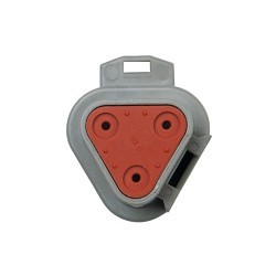 TE Connectivity DT04-3P Connector Plug, 250 VAC/VDC, 13 A