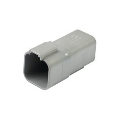 TE Connectivity DEUTSCH DT04-6P Receptacle, 250 VDC, 13 A