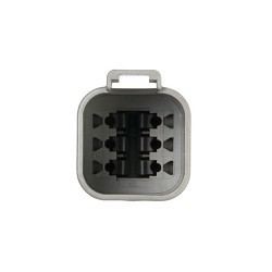 TE Connectivity DEUTSCH DT04-6P Receptacle, 250 VDC, 13 A