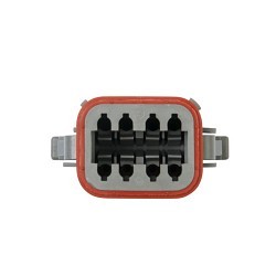 TE Connectivity DEUTSCH DT06-08SA Connector Plug, 250 VDC, 13 A