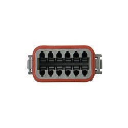 TE Connectivity DEUTSCH DT06-12SA Connector Plug, 250 VDC, 13 A