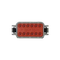 TE Connectivity DEUTSCH DT06-12SA Connector Plug, 250 VDC, 13 A