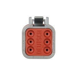 TE Connectivity DEUTSCH DT06-6S Connector Plug, 250 VDC, 13 A