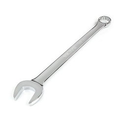 Tekton WCB23049 Combination Wrench, SAE, 1-15/16 in Wrench Opening, 12 Points, 25.7 in Overall Length, Steel, Polished Chrome