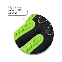 Tilsatec® TTP091M Cut Resistant Gloves, Medium, #8, Nitrile Coating, RhinoYarn, Knit Wrist Cuff, ANSI Cut-Resistance Level: A5, ANSI Puncture-Resistance Level: 5