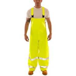 Tingley Eclipse O44122-XL Bib Overall, Unisex, X-Large, High-Visibility Yellow, 31 in Inseam Length, 44-46 in Waist