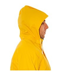 Tingley S53307-XXL Rain Suit, 2X-Large, Yellow, PVC on Polyester Fabric, 52 in Waist, 32 in Inseam Length, Detachable Hood, 61 in Chest