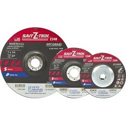 UA® 22613 Grinding Wheel, 6 in Wheel Dia, 1/4 in Wheel Thickness, 5/8-11 Center Hole, 24 Grit, Aluminum Oxide Abrasive