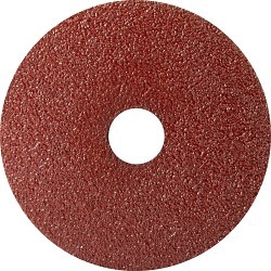 UA® SAIT® 53060 Coated Abrasive Fiber Disc, 5 in Disc Dia, 7/8 in Center Hole, 60 Grit, Coarse Grade, Aluminum Oxide Abrasive
