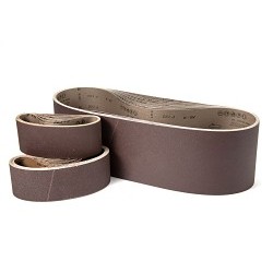 UA® SAIT® 63255 Benchstand Belt, 6 in Belt Width, 48 in Belt Length, 80 Grit, Aluminum Oxide Abrasive, Cotton Backing