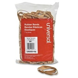 Universal® 15748 Rubber Band, 3.5 in Length, 3.5 in Width, 620 to 720 psi Elasticity/Stretch, 70% Rubber, Beige