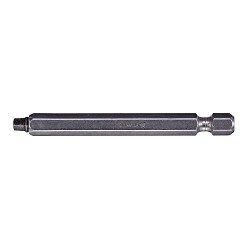 VEGA 1150R2C Power Bit, Imperial, Square Point, #2 Point, 6 in Overall Length, Square, Gunmetal Gray, S2 Modified Steel