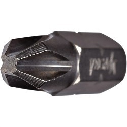 VEGA 125P1A Power Bit, Imperial, Phillips Point, #1 Point, 1 in Overall Length, Phillips, S2 Modified Steel