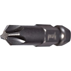 VEGA 1300P2A Power Bit, Imperial, Phillips Point, #2 Point, 6 in Overall Length, Phillips, Gunmetal Gray, S2 Modified Steel