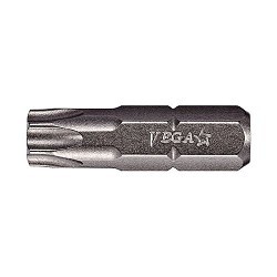 VEGA 230T25A Insert Bit, Imperial, Torx Point, #25 Point, 1-1/4 in Overall Length, Torx, Gunmetal Gray, S2 Modified Steel