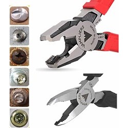Vampire Tool VT-001-S2F Plier Set, Mini, Linesman Pliers Type, 2 Piece
