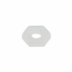 Volt Industrial Plastics 0431218HN Hex Nut, Imperial, 5/16 in-18 Diameter - Thread Size, Nylon, Plain Plated Finish, Right Hand Thread Direction, 17/64 in Height, Coarse Thread