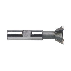 WHITNEY TOOL 30085 High Speed Steel Carbide Tipped Dovetail Cutter Dovetail Cutter, 2-1/2 in Dia Cutter, 1-1/4 in Dia Straight Shank Shank, 4-3/8 in OAL