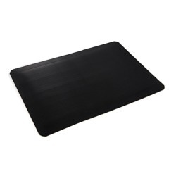 Wearwell® SpongeCote™ 431.12x3x5BYL Medium Duty Solid Anti-Fatigue Mat, 5 ft L x 3 ft W x 1/2 in THK, PVC, Corrugated/Ribbed Surface Pattern, PVC Sponge Base