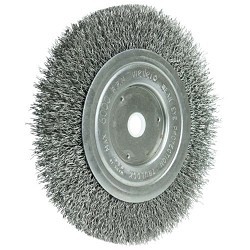 Weiler® Weiler® 01125 Bench Grinder Wheel, 6 in Wheel Dia, 7/16 in Wheel Thickness, 5/8 to 1/2 in Center Hole
