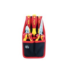 Wiha® Wiha® 32872 Plier and Screwdriver Set, 5 Piece, No ESD-Safe, Yes Insulated, No Magnetized Tip